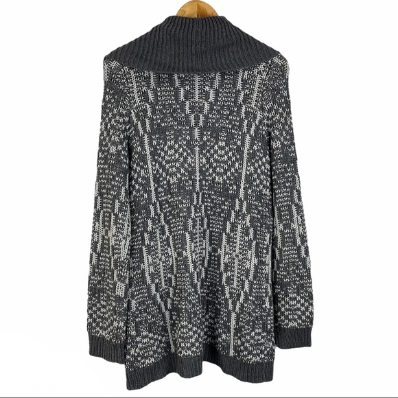 Talbots Wool Blend Metallic Boho Sweater Cardigan - Picture 2 of 12